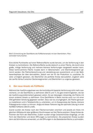 Architektura – Struktura: Formfindung und technische Umsetzung einer Decke für einen unterirdischen Museumsbau, Page 7