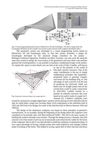 Die Welle – Parametric solutions for design and production of complex forms with large-format roll-bent plates, Page 4