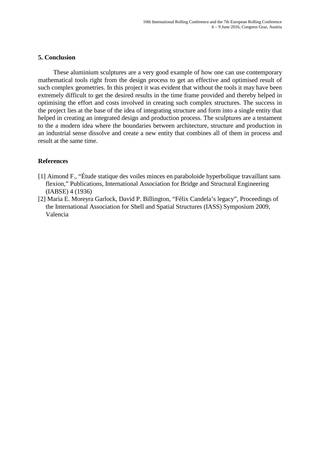 Die Welle – Parametric solutions for design and production of complex forms with large-format roll-bent plates, Page 9