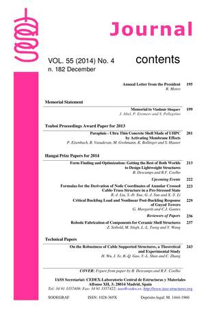 Parapluie – Ultra Thin Concrete Shell Made of UHPC by Activating Membrane Effects, Page 2