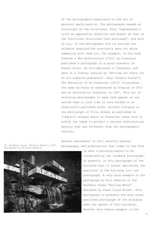 Projective Dialectics – On the relation between the photograph and the building, Page 9
