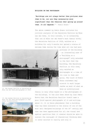 Projective Dialectics – On the relation between the photograph and the building, Page 11