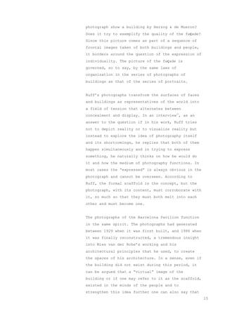 Projective Dialectics – On the relation between the photograph and the building, Page 15
