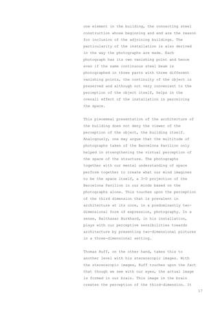 Projective Dialectics – On the relation between the photograph and the building, Page 17