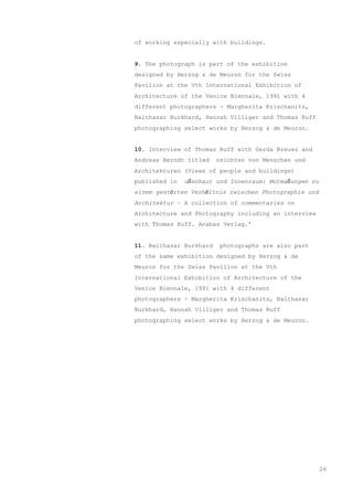 Projective Dialectics – On the relation between the photograph and the building, Page 26